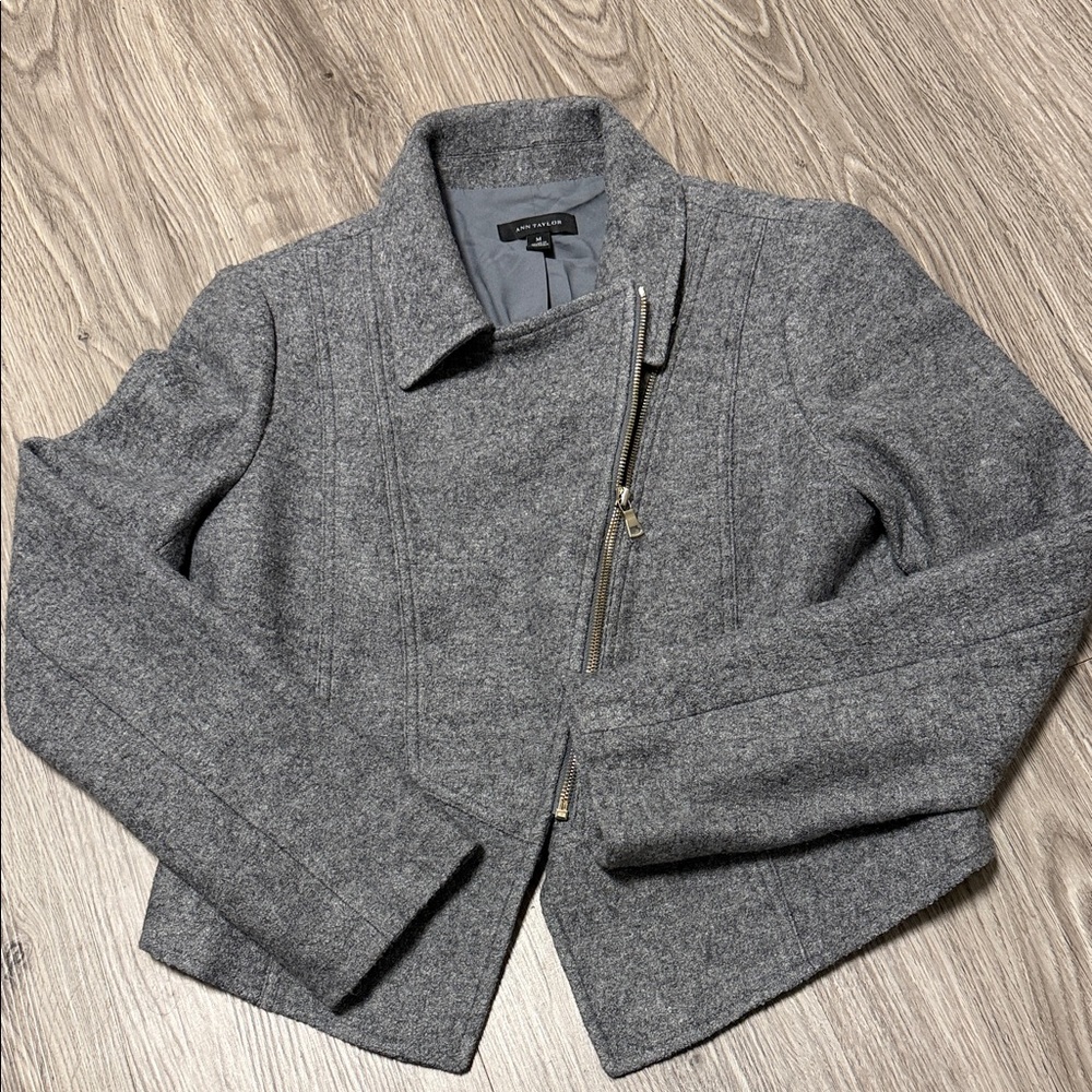 Ann Taylor Fitted Moto Jacket